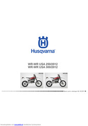 Husqvarna WR-WR USA 300/2012 Bedienungsanleitung