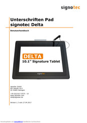 Signotec Delta Benutzerhandbuch