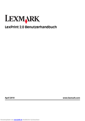 Lexmark LexPrint 2.0 Benutzerhandbuch