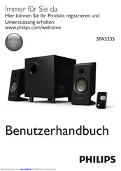 Philips SPA2335 Benutzerhandbuch
