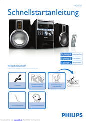Philips MCM761 Schnellstartanleitung