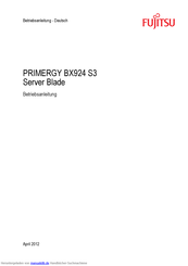 Fujitsu PRIMERGY BX924 S3 Betriebsanleitung
