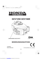 Honda GCV135E Bedienungsanleitung