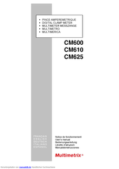 Multimetrix CM625 Bedienungsanleitung
