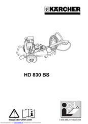 Kärcher HD 830 BS Bedienungsanleitung