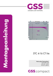 GSS STC 4-16 CT ME Montageanleitung