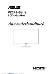 Asus VZ249-Serie Anwenderhandbuch