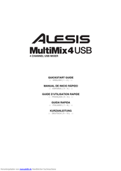 Alesis MultiMix 4 USB Kurzanleitung