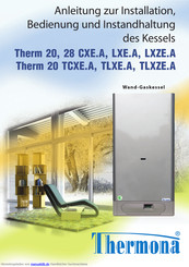 Thermona Therm TLXE.A Bedienung Und Instandhaltung