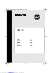 Hoover HDC 60E Bedienungsanleitung