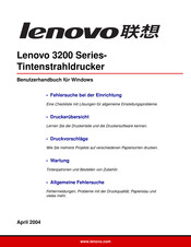 Lenovo 3200 Serie Benutzerhandbuch