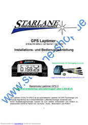 STARLANE STEALTH GPS-3 Bedienungsanleitung