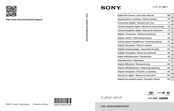 Sony Cyber-Shot DSC-WX200 Gebrauchsanleitung