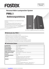 Fostex PM0.1 Bedienungsanleitung