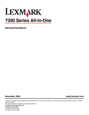 Lexmark 7300 Series Benutzerhandbuch