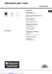 Ariston BO 1620 Bedienungsanleitung