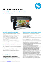 HP Latex 260 Bedienungsanleitung