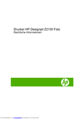 HP Designjet Z2100 Foto Bedienungsanleitung