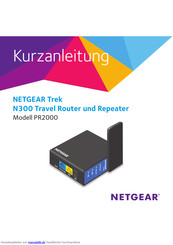 NETGEAR PR2000 Kurzanleitung
