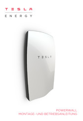 Tesla Powerwall Montageanleitung Und Bedienungsanleitung