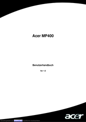 Acer MP400 Benutzerhandbuch
