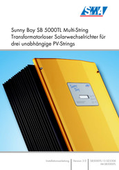 Sma Sunny Boy 5000TL Multi-String Handbuch
