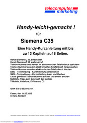 Siemens C35 Kurzanleitung