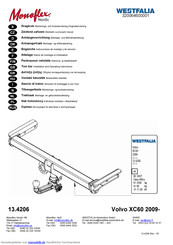 Westfalia 320064600001 Montageanleitung Und Betriebsanleitung