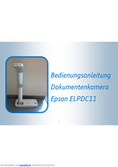 Epson ELPDC11 Bedienungsanleitung