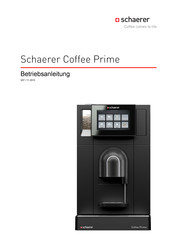 Schaerer Coffee Prime Betriebsanleitung