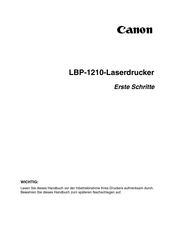 Canon lbp-1210 Handbuch
