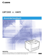 Canon LBP 3310 Anwenderhandbuch