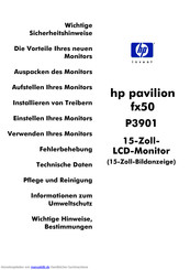 HP pavilion fx 50 P3901 Bedienungsanleitung