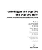 DigiDesign Digi 002 Rack Benutzerhandbuch