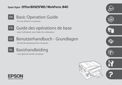 Epson Work Force 840 Benutzerhandbuch