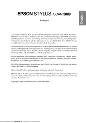 Epson C120A Handbuch