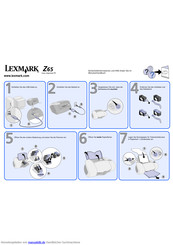 Lexmark Z65 Color Jetprinter Kurzanleitung