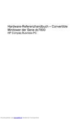 HP Compaq Business Desktops dc7100 Referenzhandbuch