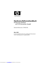HP Small Form Factor dx5150 Referenzhandbuch
