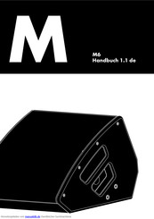 d&b audiotechnik M6 Handbuch