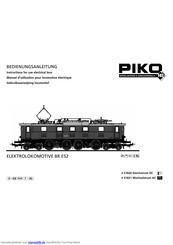 PIKO BR E52 Bedienungsanleitung