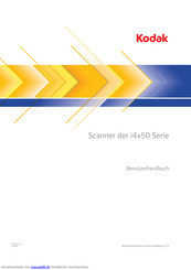 Kodak i4x50 Serie Benutzerhandbuch