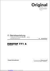 Pottinger EUROTOP 771 A Betriebsanleitung