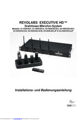 Revolabs 03-HDEXECCN Installations- Und Bedienungsanleitung