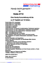 Nokia 9710 Kurzanleitung