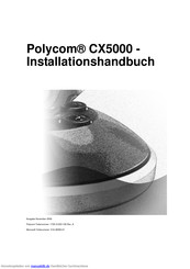 Polycom CX5000 Istallationshandbuch
