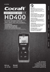 Cocraft HD400 Original Bedienungsanleitung