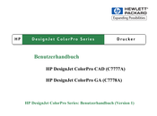 HP DesignJet ColorPro GA Benutzerhandbuch
