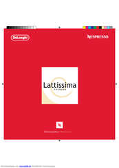 Nespresso Lattissima Premium Bedienungsanleitung