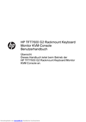 HP TFT7600 G2 Benutzerhandbuch